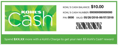 my kohls cash